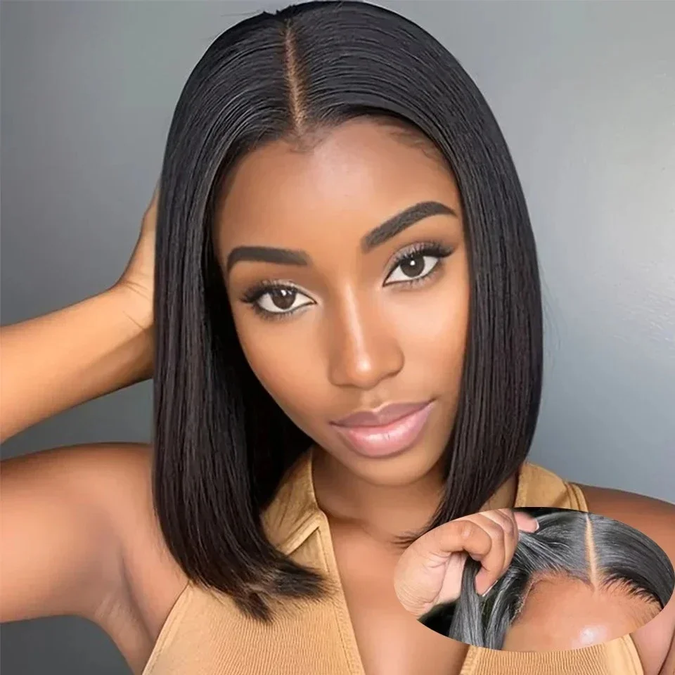 باروكة بوب جديدة 2026 باروكة د - مراجعة Glueless Wear And Go Human Hair Wig وسعره