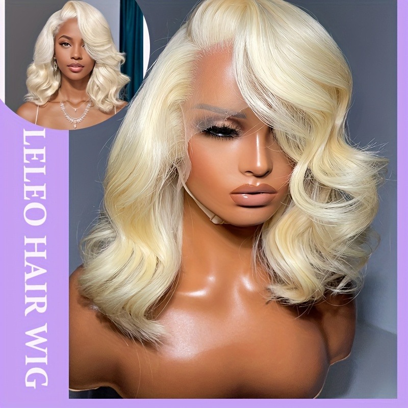 613 باروكة شعر طبيعي بدانتيل أ - مراجعة 613 Blonde Body Wave Lace Front Wig وسعره
