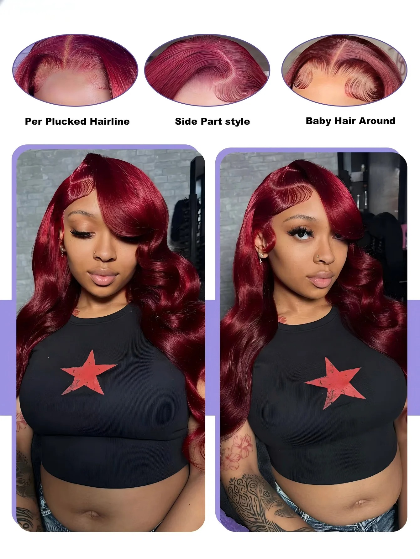باروكة شعر طبيعي شفافة عالية ا - مراجعة Human Hair Wigs وسعره